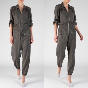 ATM Anthony Thomas Melillo Washed Long-Sleeve Utility Jumpsuit size XL NEW